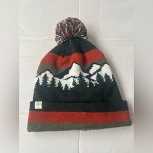 Sun + Stone Men's Mountain Pom Beanie